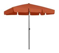 vidaXL Parasol de Plage Abri de Soleil Parasol de Jardin Parasol de Patio Terrasse Extérieur Anti-UV Anti-décoloration Terre 314732