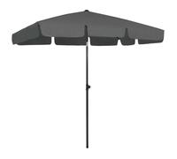 vidaXL Parasol de Plage Abri de Soleil Parasol de Jardin Parasol de Patio Terrasse Extérieur Anti-UV Anti-décoloration 314729