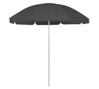 vidaXL Parasol de plage anthracite 240 cm 314706