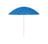 vidaXL Parasol de plage Hawaii bleu 300 cm