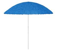 vidaXL Parasol de plage Hawaii bleu 300 cm