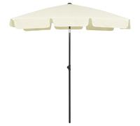 Vidaxl Parasol De Plage Jaune Sable 180x120 Cm Jaune