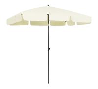 Vidaxl Parasol De Plage Jaune Sable 200x125 Cm Jaune