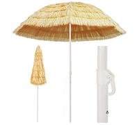 vidaXL Parasol de plage Hawaïen 44548 240 cm Naturel
