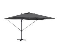 Vidaxl Parasol Déporté - Anthracite Anthracite Polyester Grand