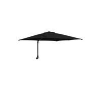 vidaXL Parasol de terrasse – noir – polyester et acier – grand inclinable