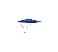 Vidaxl Parasol deporte carré en aluminium toile polyester inclinable Bleu 352 x 251 cm