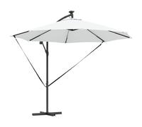 Vidaxl Parasol Banane À Mât Déporté Couleur Sable 294 X 294 X 248 Cm