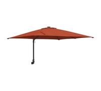 vidaXL Parasol déporté Terracotta – Polyester – grand, réglable