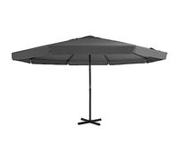 Vidaxl Parasol Avec Mât En Aluminium 500 Cm Anthracite Gris