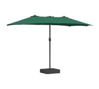 Vidaxl Parasol De Jardin Vert 385 X 209 X 244 Cm Tissu