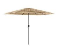 vidaXL Parasol de jardin avec mât en acier marron 300x200x250 cm 4005093