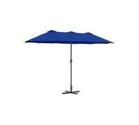 vidaXL Parasol de jardin 380 x 196 x 235 cm Bleu