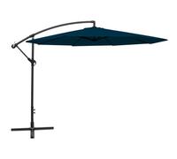 Vidaxl Parasol En Porte-À-Faux 3,5 M Bleu Bleu