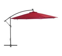 Parasol de Jardin en Porte-à-faux et Poteau en Aluminium, Pare-soleil de Patio, Abri de Soleil, Parasol de Plage 44507