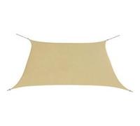 vidaXL Parasol en tissu Oxford carré 3,6 x 3,6 m Beige Beige G