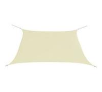 vidaXL Parasol en tissu Oxford carré 3,6 x 3,6 m Crème Beige G