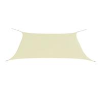 vidaXL Parasol en tissu Oxford rectangulaire 2 x 4 m Crème