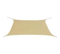 vidaXL Parasol en tissu Oxford rectangulaire 2x4 m Beige Beige G