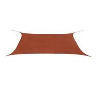 Parasol en tissu Oxford rectangulaire terracotta 4x6 m