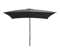 Vidaxl Parasol D'extérieur Avec Mât En Bois 200 X 300 Cm Anthracite