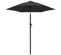 vidaXL Parasol de jardin 200 x 224 cm Anthracite Aluminium