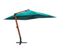 vidaXL Parasol déporté Melia 300 x 400 cm Vert 40079