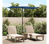 Parasol de Jardin avec Mât en Aluminium Pare-soleil Abri Terre Cuite vidaXL