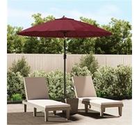 vidaXL Parasol met aluminium paal 270 cm bordeauxrood47308 Bordeaux G