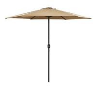 Vidaxl Parasol De Jardin Et Mât En Aluminium 270x246 Cm Taupe