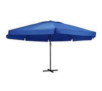Vidaxl Parasol De Jardin Avec Mât En Aluminium 600 Cm Bleu Azuré Bleu