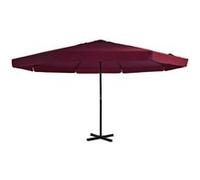 vidaXL Parasol met aluminium paal 500 cm bordeauxrood 44476 Bordeaux G