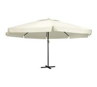 Parasol met aluminium paal 600 cm zandwit47370