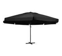 vidaXL Parasol met aluminium paal 600 cm zwart47376 Noir G