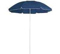 Parasol met stalen paal 180 cm blauw315541
