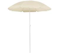 Parasol d'extérieur - vidaXL - Sable - 200 cm - Inclinaison - Résistant aux UV
