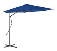 Parasol met stalen paal 300x230 cm blauw312521