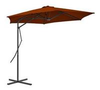 Parasol met stalen paal 300x230 cm terracottakleurig312519