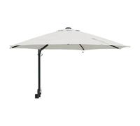 Vidaxl Parasol Mural Avec Leds Sable 248 Cm