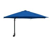 vidaXL Parasol Mural de Jardin avec LEDs Bleu Azur 248 cm