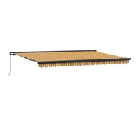 Vidaxl Auvent Rétractable Rayé Multicolore 500x300 Cm