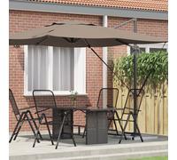 Vidaxl Parasol Roma Taupe Large Polyester & Acier