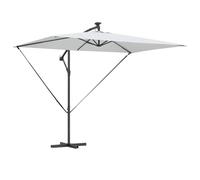 vidaXL Parasol Sable 294 x 200 x 270 cm Polyester et Aluminium, Parasol Cantilever Moderne, réglable pour Ombre extérieure, abri UV, Ombre Portable, Couverture de Jardin