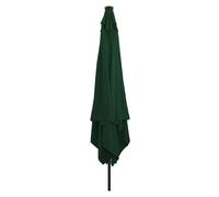Vidaxl Parasols Et Ombrières Extérieures Vert Polyester, Aluminium Grand