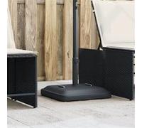 vidaXL Base de parasol avec poignées pour mâts Ø38/48 mm 27 kg carré