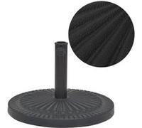 Parasolvoet rond 14 kg hars zwart43657