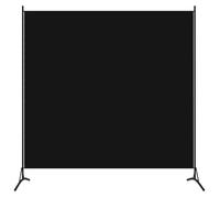 vidaXL Paravent 1 panneau 175x180 cm Noir 320738