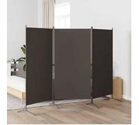 vidaXL Paravent 3 Panneaux, 260x180 cm, Tissu Polyester & Structure en Fer, Anthracite, Écran de Confidentialité Pliable, 320733