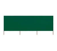 vidaXL Windscherm 3-panelen 400x80 cm stof groen47141 Vert G