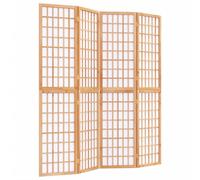 vidaXL Paravent 4 pièces style japonais Pliable 160x170 cm